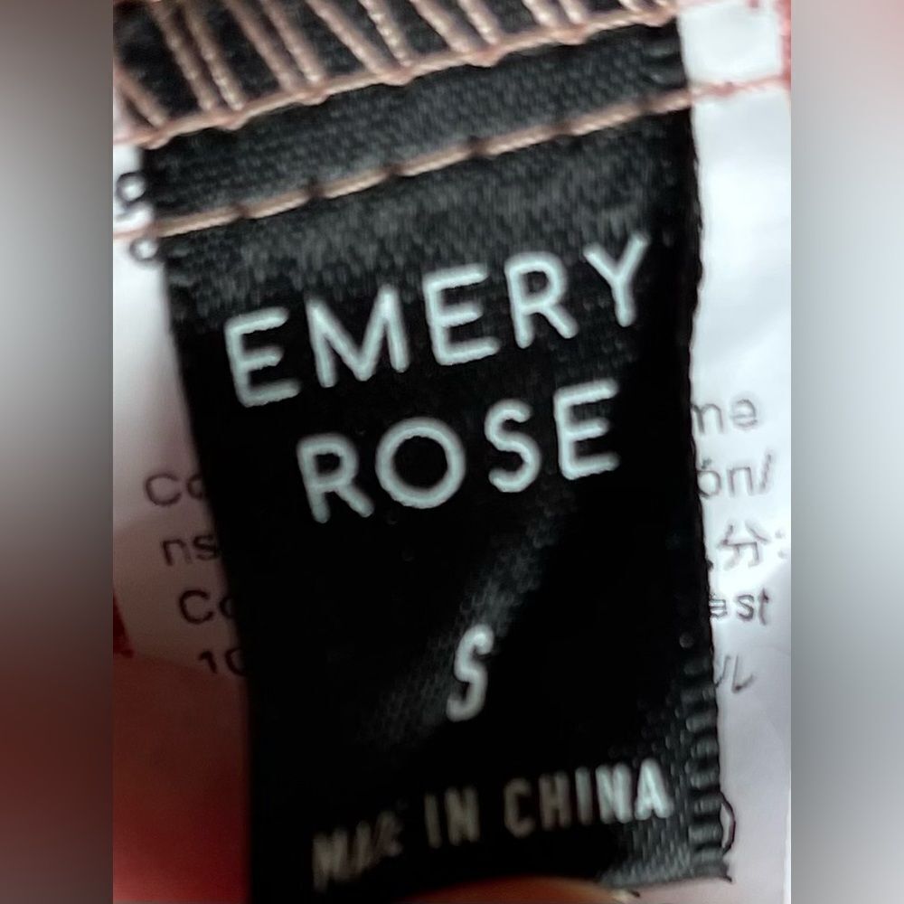 EUC.  Emery Rose Dusty Rose Corduroy Vest with pockets. - Picture 6 of 6